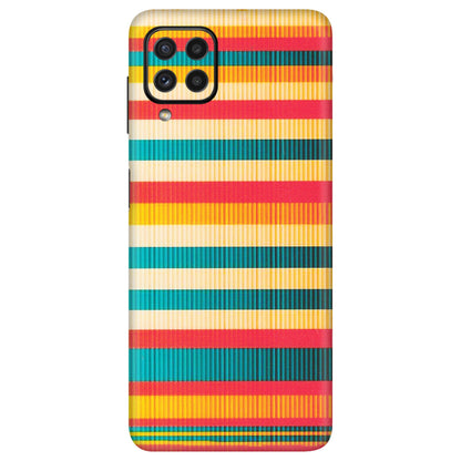 Samsung A/S Series Phone Skins (All Models) - Colourful Stripes Soothing Effect - Matte Finish (M-86) Samsung Galaxy A22