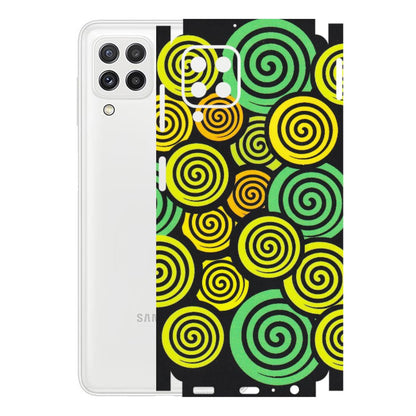 Samsung A/S Series Phone Skins (All Models) - Crazy Spiral - Matte Finish (M-91) Samsung Galaxy A22