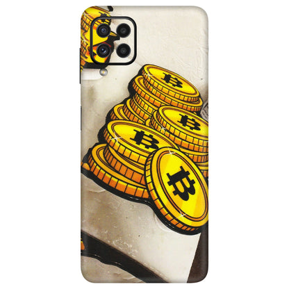 Samsung A/S Series Phone Skins (All Models) - Billionaire Bitcoin Collection - Matte Finish (M-92) Samsung Galaxy A22