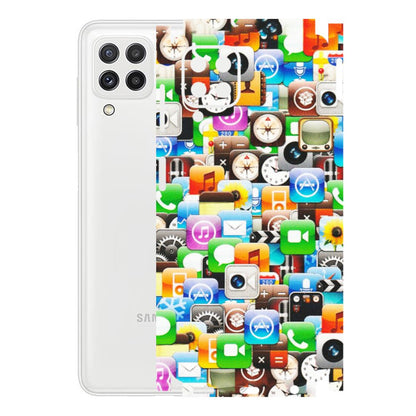 Samsung A/S Series Phone Skins (All Models) - All Apple Icons - Matte Finish (M-93) Samsung Galaxy A22