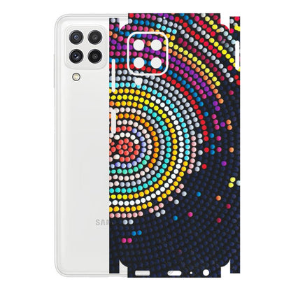 Samsung A/S Series Phone Skins (All Models) - Rainbow Dot Mandala - Matte Finish (M-97) Samsung Galaxy A22