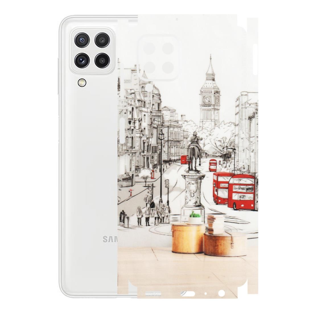 Samsung A/S Series Phone Skins (All Models) - London Street - Transparent Finish (T-02) Samsung Galaxy A22