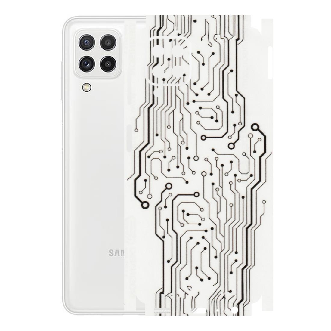 Samsung A/S Series Phone Skins (All Models) - Tech Circuits - Transparent Finish (T-03) Samsung Galaxy A22
