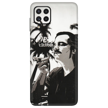 Samsung A/S Series Phone Skins (All Models) - Pab Escobar - Transparent Finish (T-05) Samsung Galaxy A22