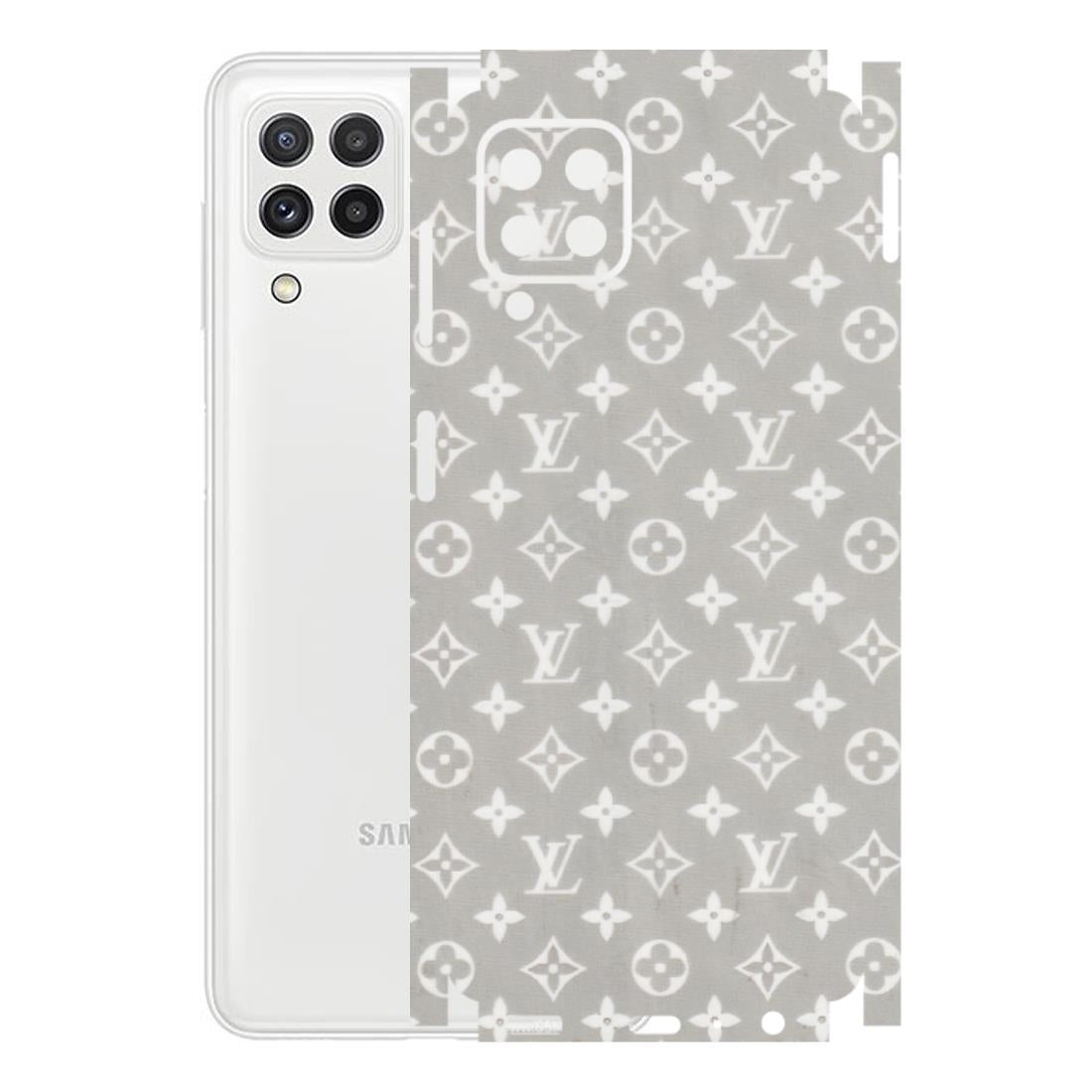 Samsung A/S Series Phone Skins (All Models) - Luxury Brands Logo - Transparent Finish (T-07) Samsung Galaxy A22