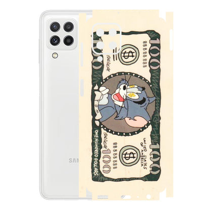 Samsung A/S Series Phone Skins (All Models) - One Hundred Dollar Tom - Transparent Finish (T-16) Samsung Galaxy A22