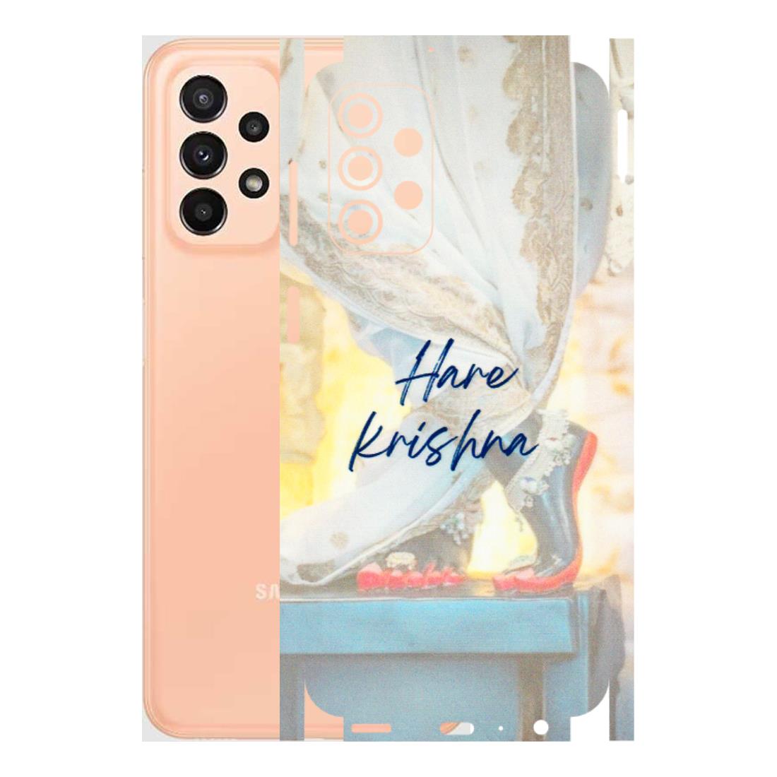 Samsung A/S Series Phone Skins (All Models) - Hare Krishna - 3D Embossed Finish (L-03) Samsung Galaxy A23 (5G)