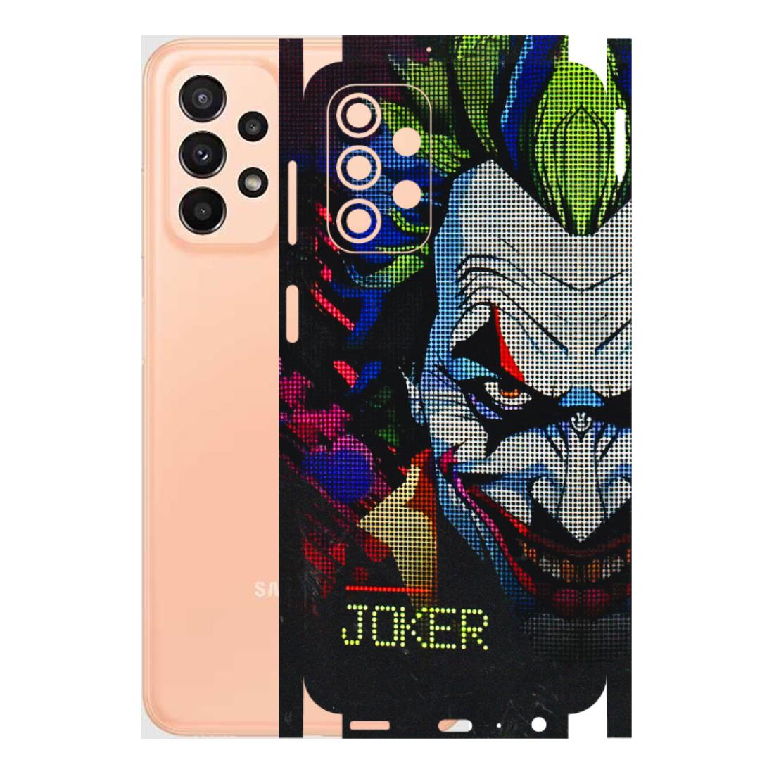 Samsung A/S Series Phone Skins (All Models) - Joker Dot Matrix - 3D Embossed Finish (L-08) Samsung Galaxy A23 (5G)