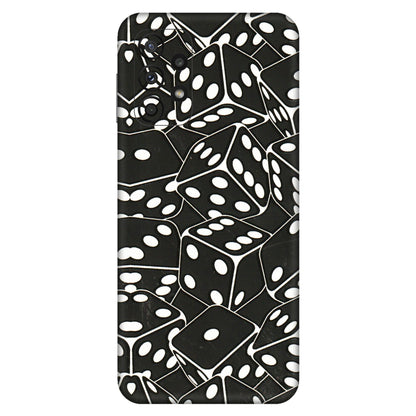 Samsung A/S Series Phone Skins (All Models) - Big Black Dices - 3D Embossed Finish (L-106) Samsung Galaxy A23 (5G)