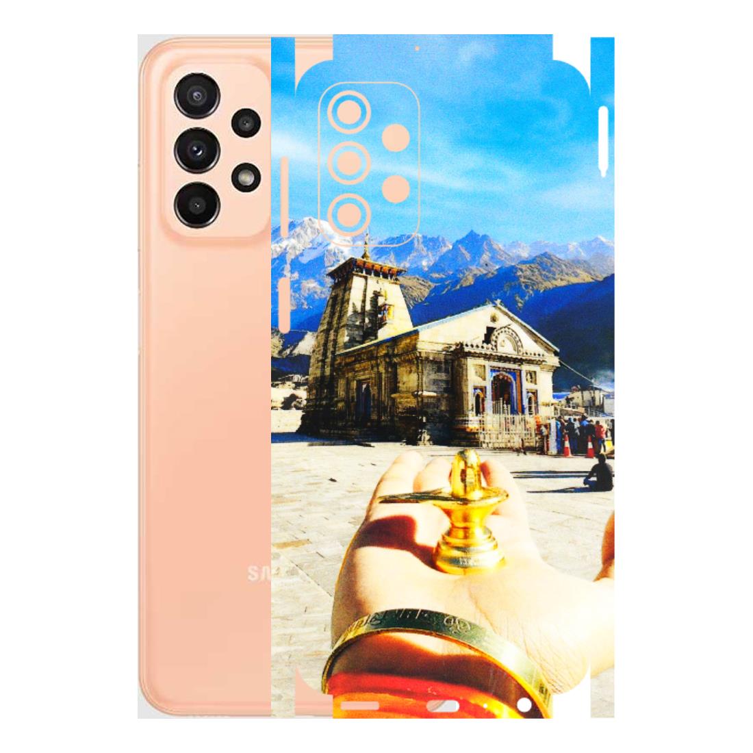 Samsung A/S Series Phone Skins (All Models) - Beauty of Kedarnath - 3D Embossed Finish (L-108) Samsung Galaxy A23 (5G)