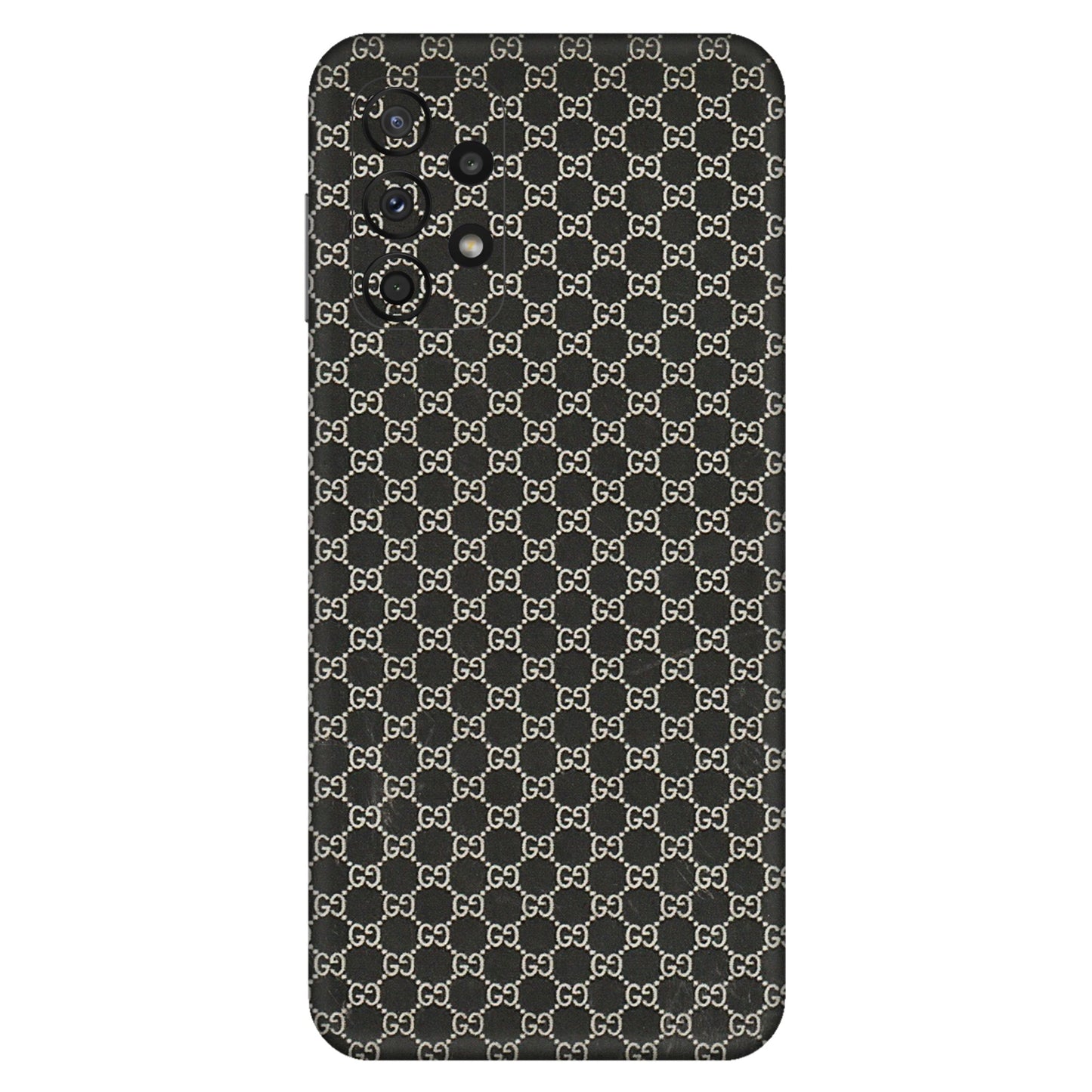 Samsung A/S Series Phone Skins (All Models) - Black G Print - 3D Embossed Finish (L-109) Samsung Galaxy A23 (5G)