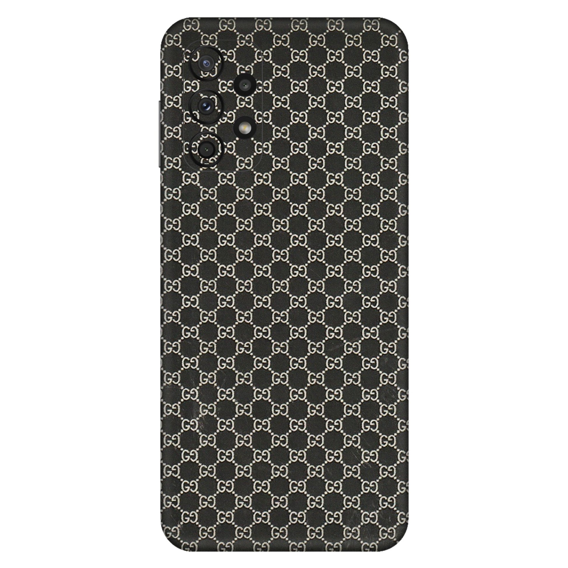 Samsung A/S Series Phone Skins (All Models) - Black G Print - 3D Embossed Finish (L-109) Samsung Galaxy A23 (5G)