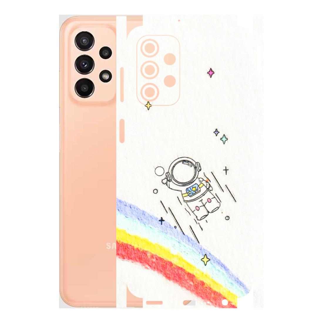 Samsung A/S Series Phone Skins (All Models) - Milkyway Astronaut - 3D Embossed Finish (L-110) Samsung Galaxy A23 (5G)