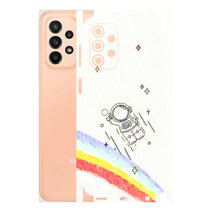 Samsung A/S Series Phone Skins (All Models) - Milkyway Astronaut - 3D Embossed Finish (L-110) Samsung Galaxy A23 (5G)