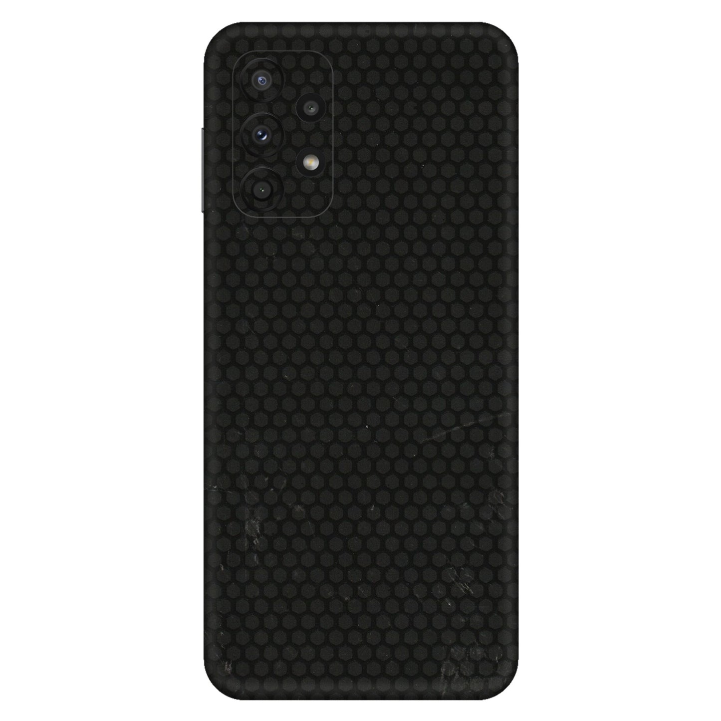 Samsung A/S Series Phone Skins (All Models) - Black honeycomb - 3D Embossed Finish (L-114) Samsung Galaxy A23 (5G)