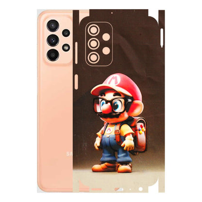 Samsung A/S Series Phone Skins (All Models) - Little Mario - 3D Embossed Finish (L-119) Samsung Galaxy A23 (5G)