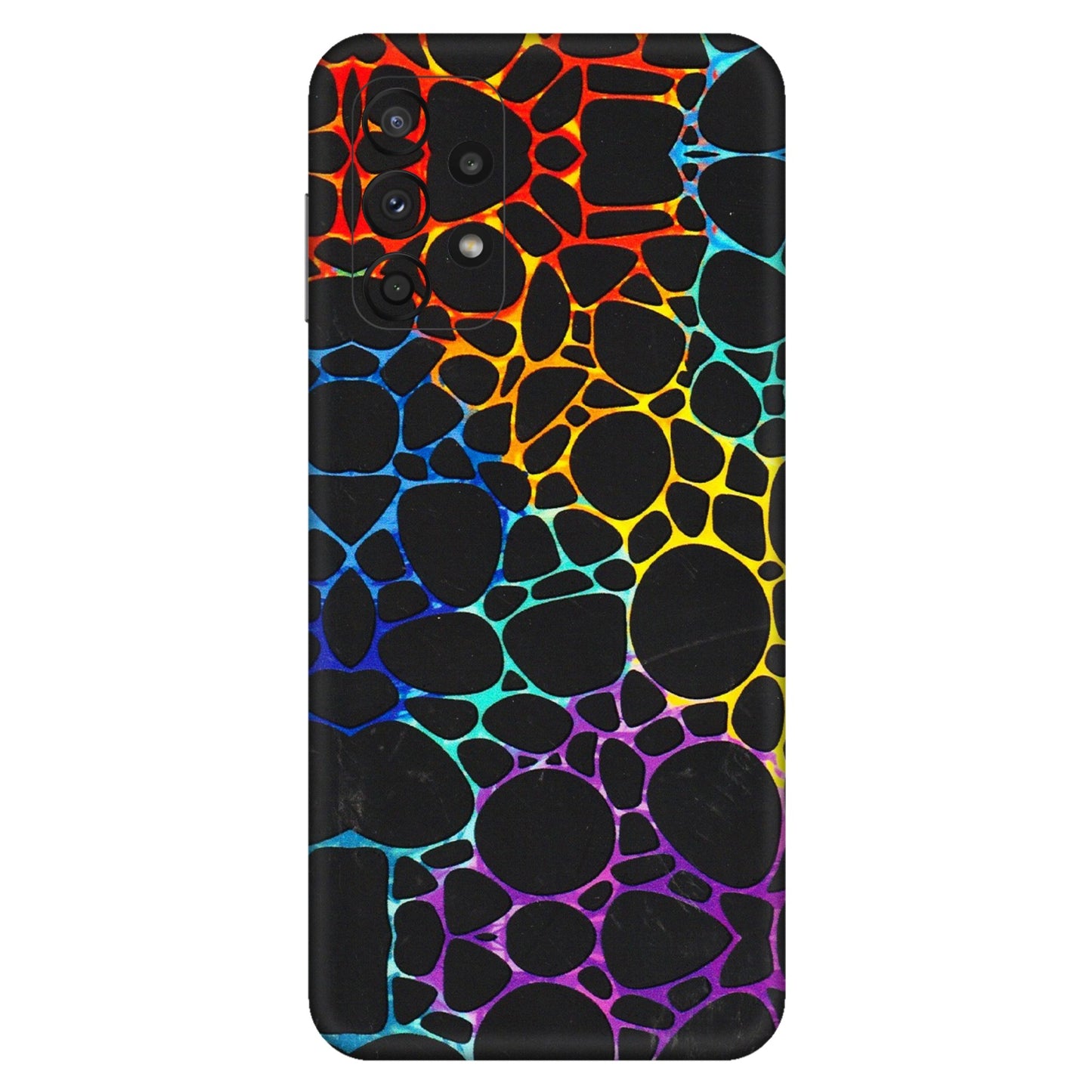 Samsung A/S Series Phone Skins (All Models) - Abstract Art MultiColour - 3D Embossed Finish (L-133) Samsung Galaxy A23 (5G)