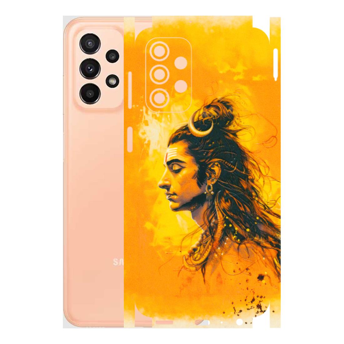 Samsung A/S Series Phone Skins (All Models) - Shiv Shakti - 3D Embossed Finish (L-14) Samsung Galaxy A23 (5G)