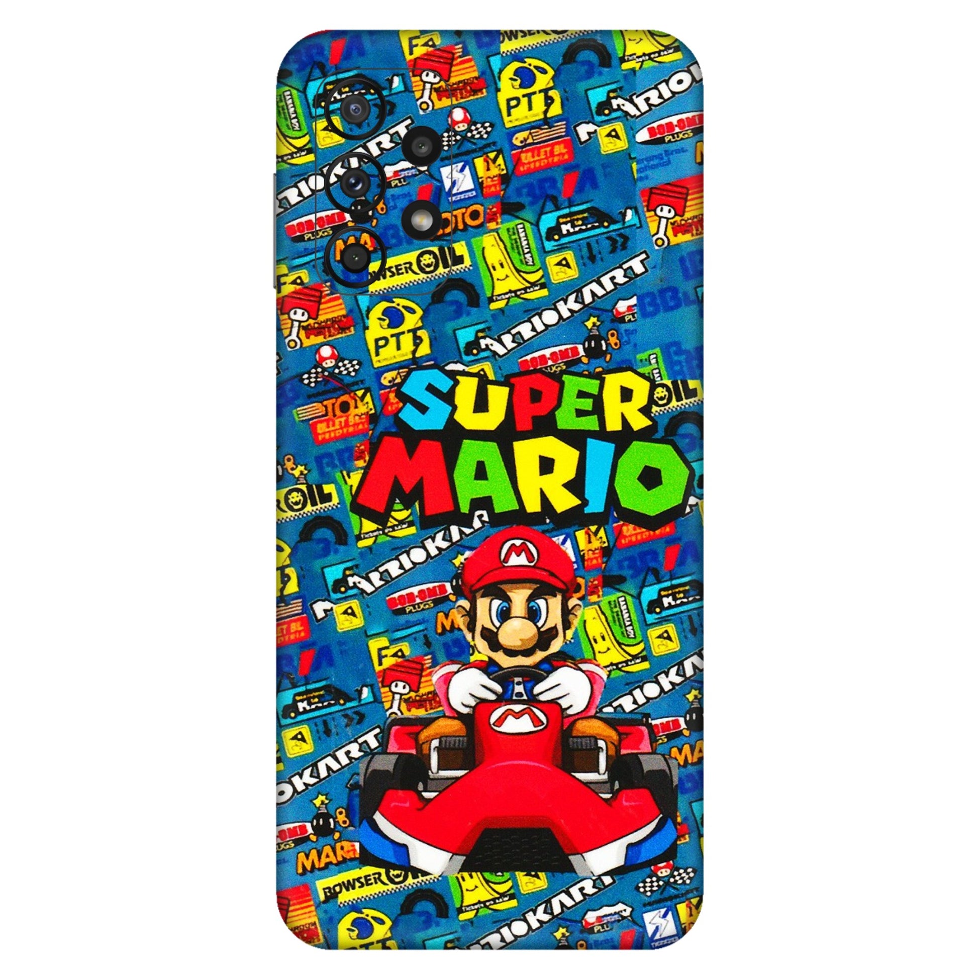 Samsung A/S Series Phone Skins (All Models) - Super Mario Kart - 3D Embossed Finish (L-140) Samsung Galaxy A23 (5G)