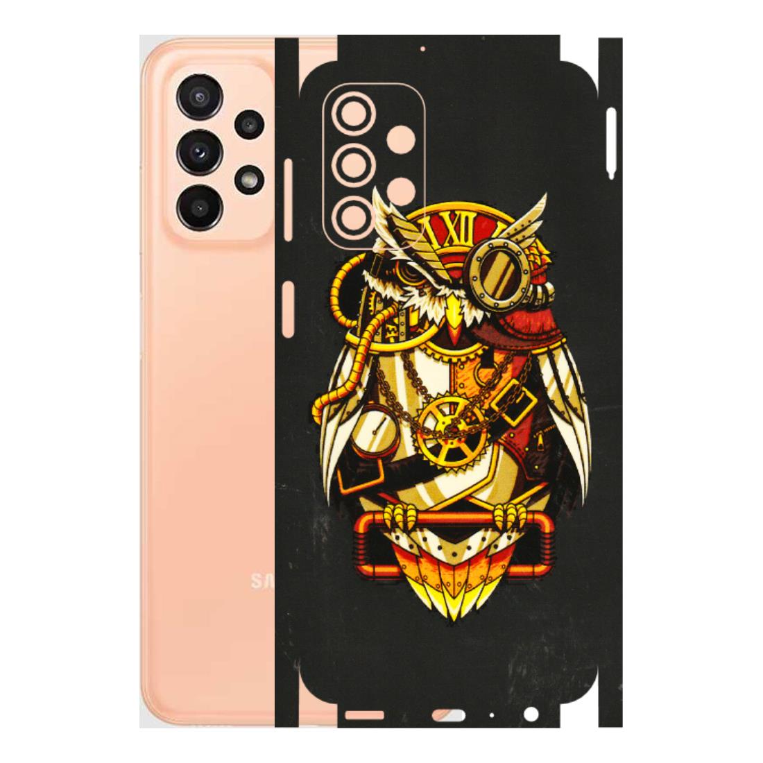Samsung A/S Series Phone Skins (All Models) - Classy Smart Owl - 3D Embossed Finish (L-144) Samsung Galaxy A23 (5G)
