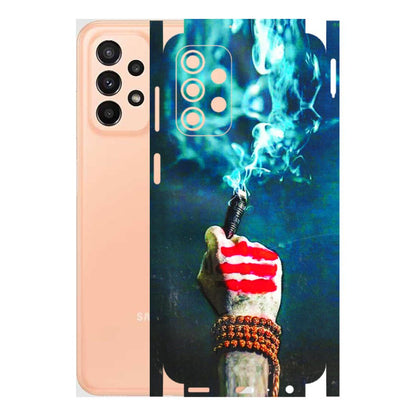 Samsung A/S Series Phone Skins (All Models) - Mahadev Bhakt - 3D Embossed Finish (L-146) Samsung Galaxy A23 (5G)