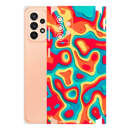Samsung A/S Series Phone Skins (All Models) - Abstract Swirl - 3D Embossed Finish (L-150) Samsung Galaxy A23 (5G)