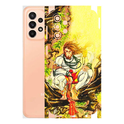 Samsung A/S Series Phone Skins (All Models) - Lord Hanuman - 3D Embossed Finish (L-152) Samsung Galaxy A23 (5G)