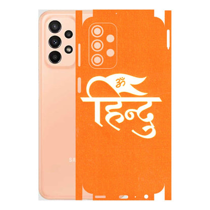 Samsung A/S Series Phone Skins (All Models) - Hindu Kesari - 3D Embossed Finish (L-154) Samsung Galaxy A23 (5G)