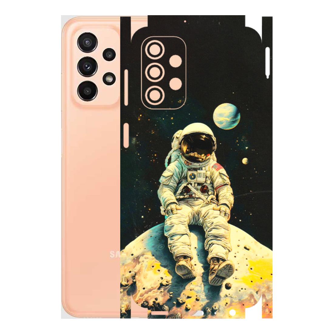 Samsung A/S Series Phone Skins (All Models) - Astronaut in Space - 3D Embossed Finish (L-16) Samsung Galaxy A23 (5G)