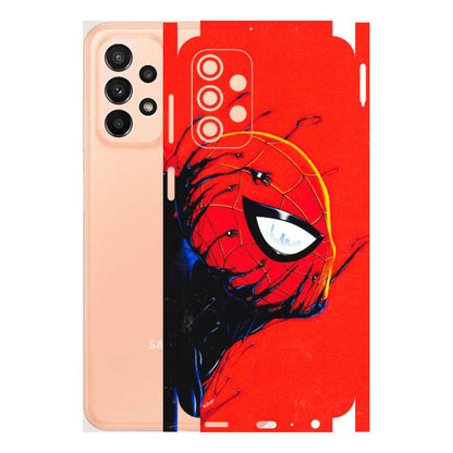 Samsung A/S Series Phone Skins (All Models) - Spiderman Face Venom - 3D Embossed Finish (L-165) Samsung Galaxy A23 (5G)