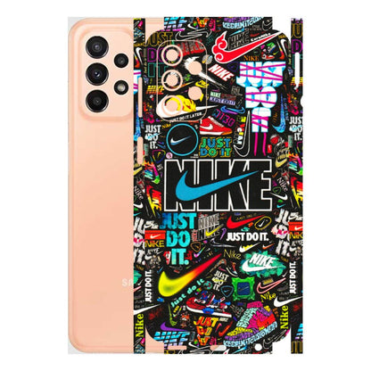 Samsung A/S Series Phone Skins (All Models) - Just Do It Doodles - 3D Embossed Finish (L-166) Samsung Galaxy A23 (5G)