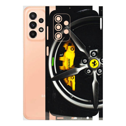 Samsung A/S Series Phone Skins (All Models) - Ferrari Wheel Alloy - 3D Embossed Finish (L-173) Samsung Galaxy A23 (5G)
