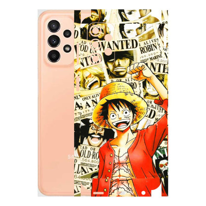 Samsung A/S Series Phone Skins (All Models) - Luffy Anime - 3D Embossed Finish (L-177) Samsung Galaxy A23 (5G)