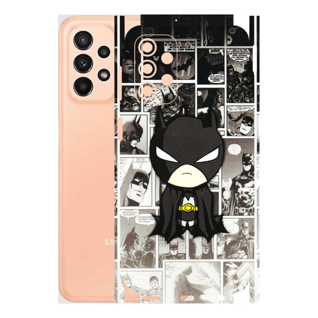 Samsung A/S Series Phone Skins (All Models) - Toon Batman - 3D Embossed Finish (L-182) Samsung Galaxy A23 (5G)