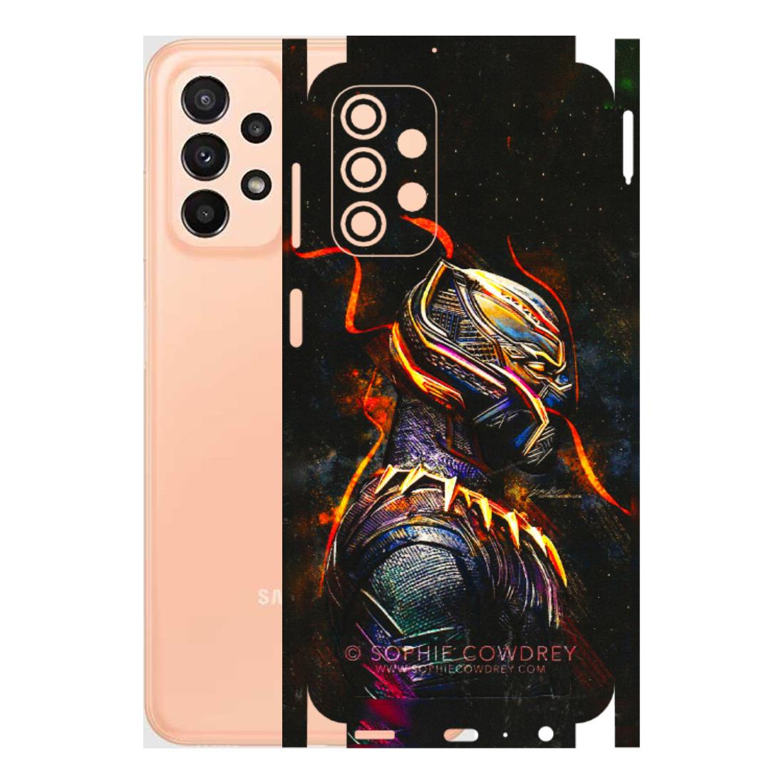 Samsung A/S Series Phone Skins (All Models) - Black Panther - 3D Embossed Finish (L-190) Samsung Galaxy A23 (5G)