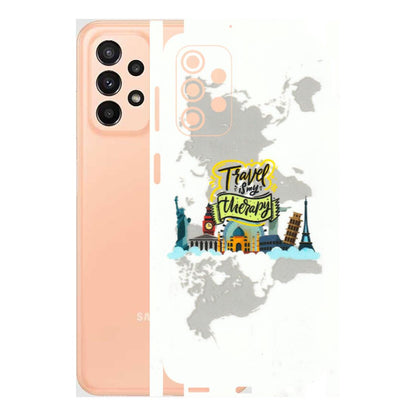 Samsung A/S Series Phone Skins (All Models) - Travel Therapy - 3D Embossed Finish (L-199) Samsung Galaxy A23 (5G)