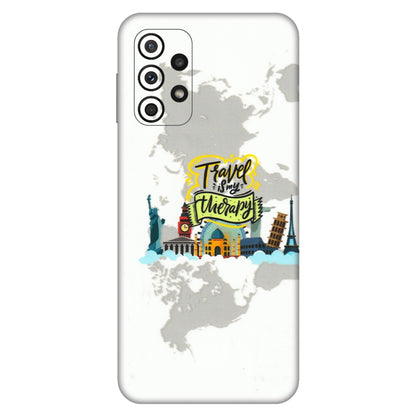 Samsung A/S Series Phone Skins (All Models) - Travel Therapy - 3D Embossed Finish (L-199) Samsung Galaxy A23 (5G)