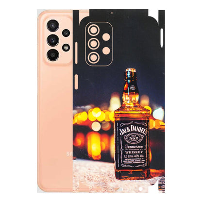 Samsung A/S Series Phone Skins (All Models) - JD Whiskey Bottle - 3D Embossed Finish (L-20) Samsung Galaxy A23 (5G)