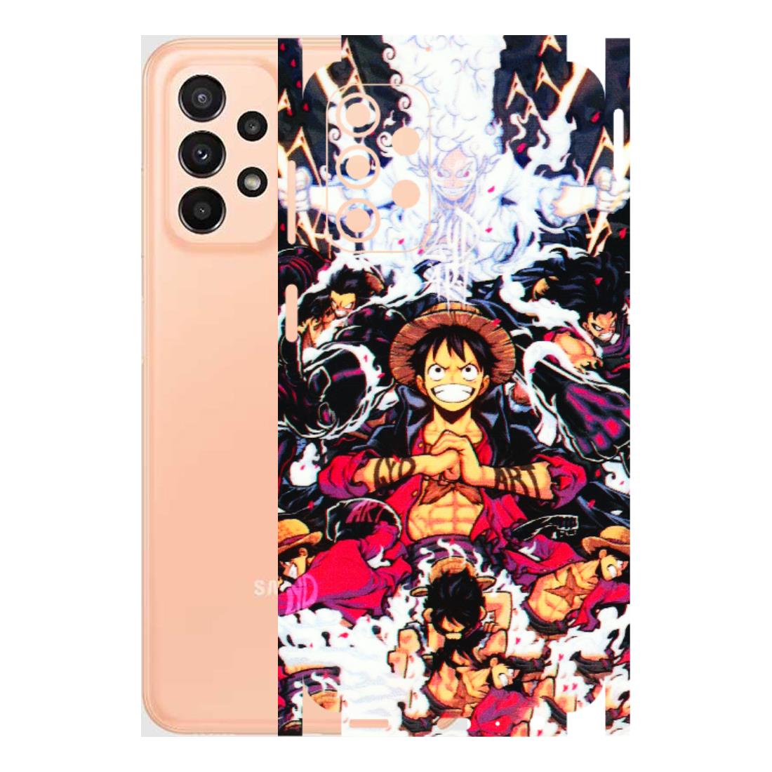 Samsung A/S Series Phone Skins (All Models) - Luffy Anime Character - 3D Embossed Finish (L-203) Samsung Galaxy A23 (5G)