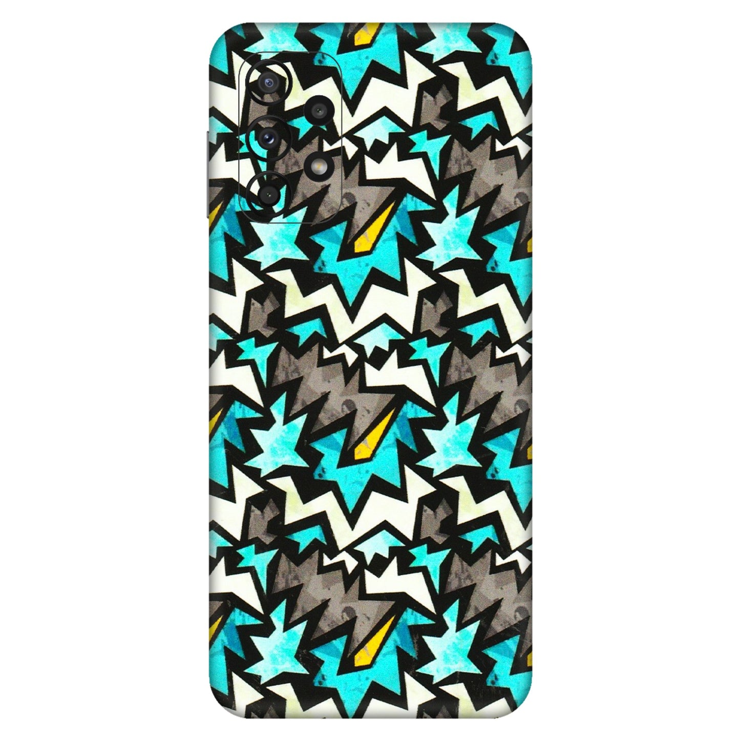 Samsung A/S Series Phone Skins (All Models) - Funky Zig Zag - 3D Embossed Finish (L-223) Samsung Galaxy A23 (5G)