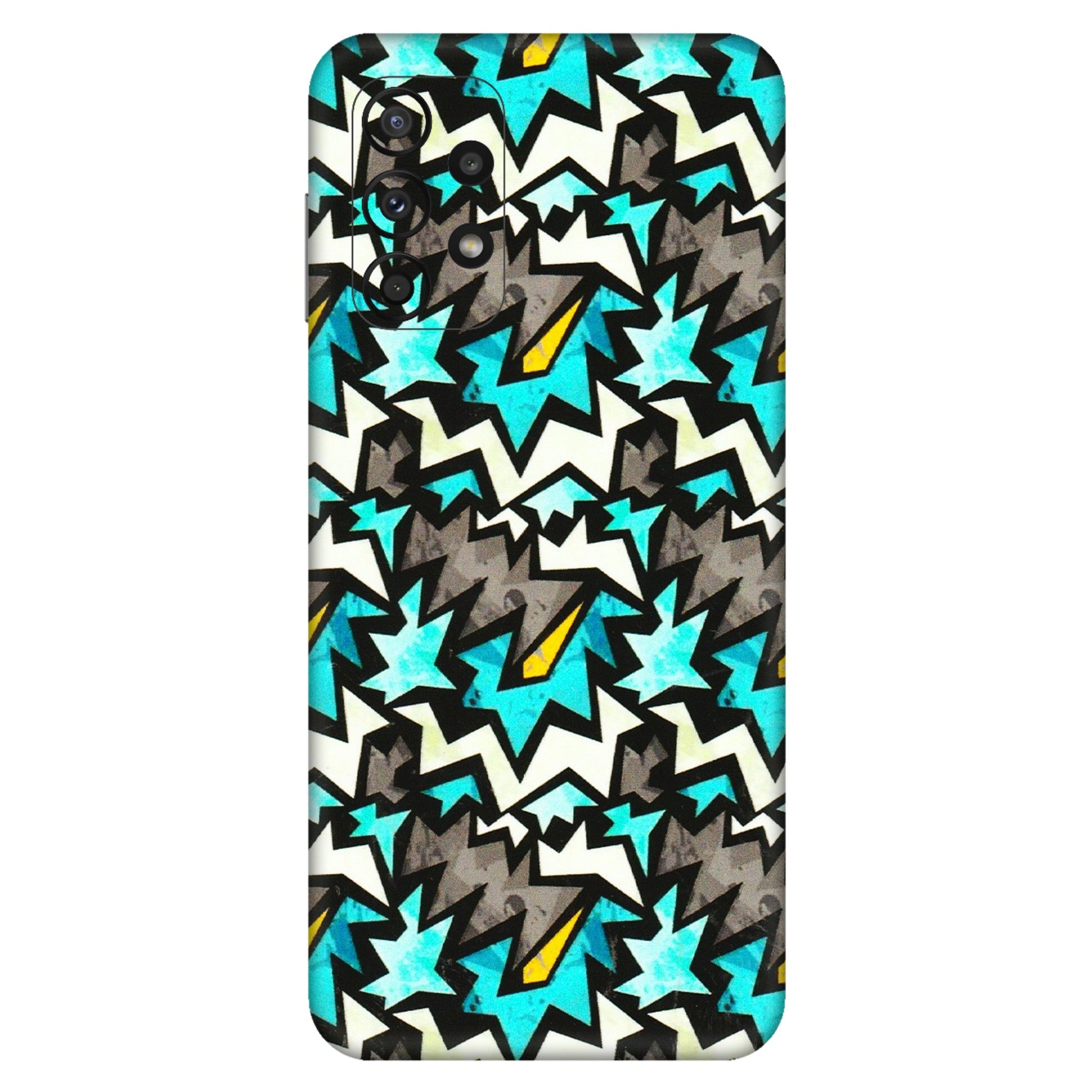 Samsung A/S Series Phone Skins (All Models) - Funky Zig Zag - 3D Embossed Finish (L-223) Samsung Galaxy A23 (5G)