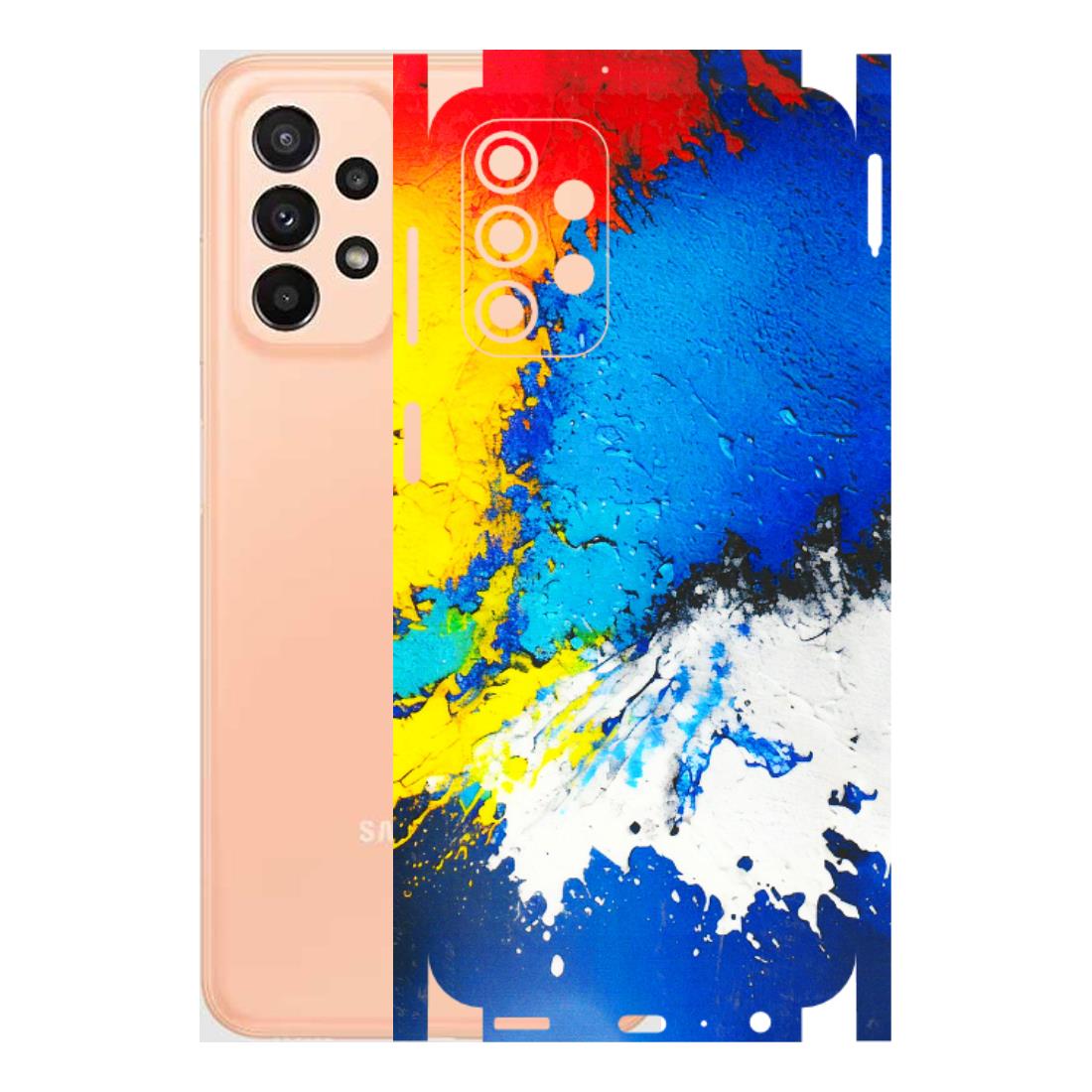 Samsung A/S Series Phone Skins (All Models) - Acrylic Paint Spill - 3D Embossed Finish (L-229) Samsung Galaxy A23 (5G)