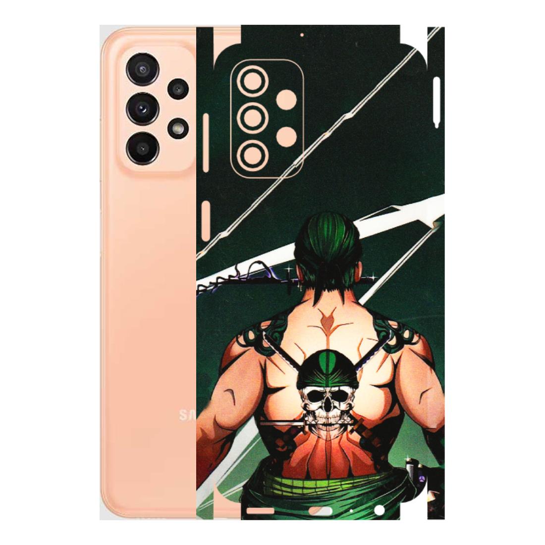 Samsung A/S Series Phone Skins (All Models) - Zoro Anime - 3D Embossed Finish (L-23) Samsung Galaxy A23 (5G)
