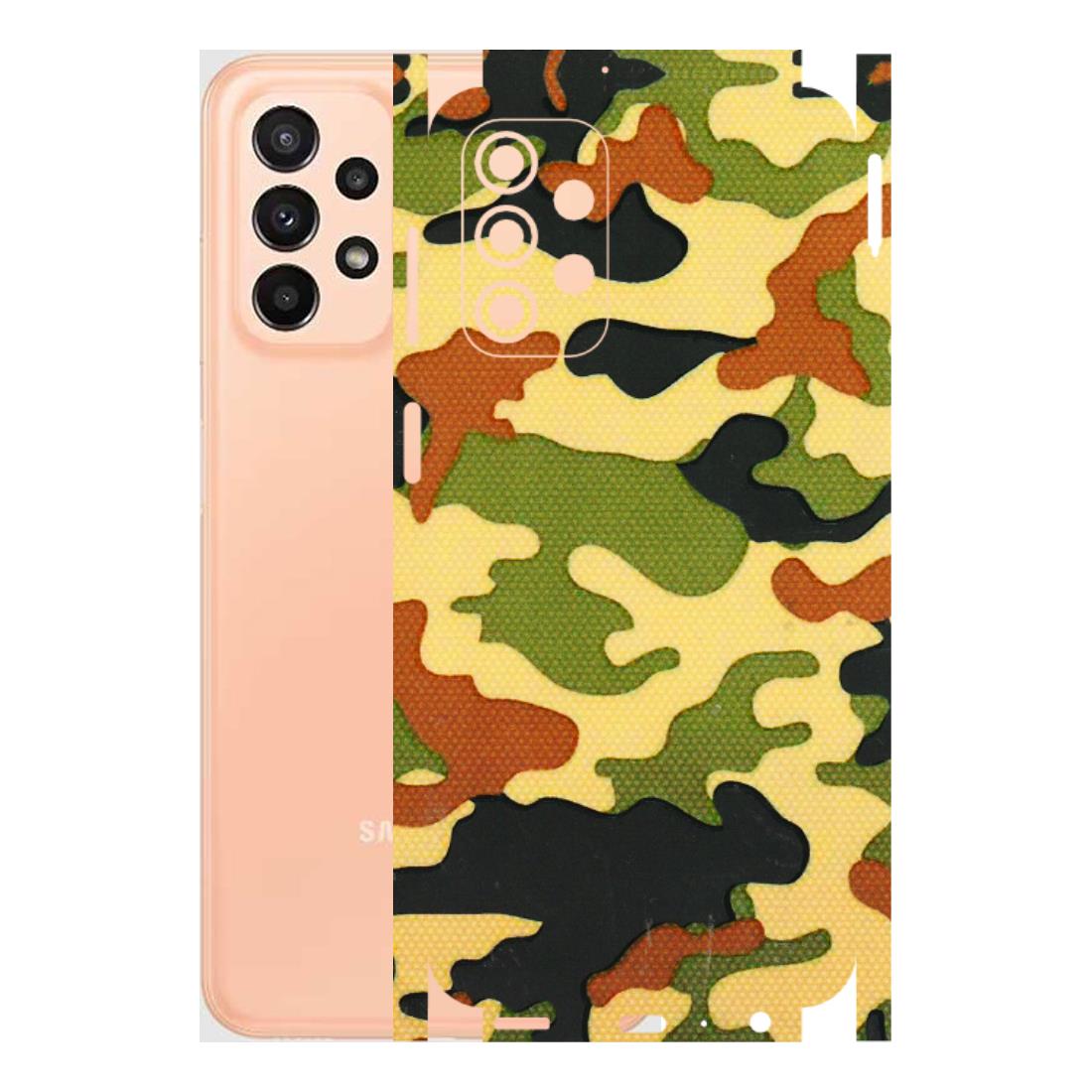 Samsung A/S Series Phone Skins (All Models) - Indian Military - 3D Embossed Finish (L-234) Samsung Galaxy A23 (5G)