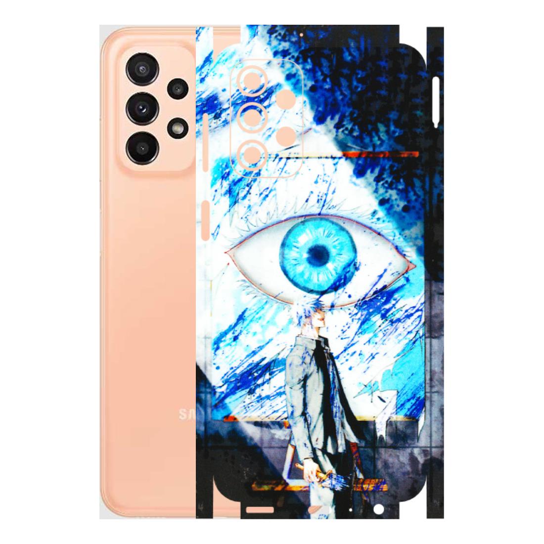 Samsung A/S Series Phone Skins (All Models) - Gojo Satoru evil eye - 3D Embossed Finish (L-239) Samsung Galaxy A23 (5G)