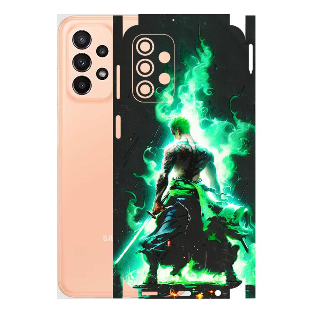 Samsung A/S Series Phone Skins (All Models) - Zoro Sword - 3D Embossed Finish (L-241) Samsung Galaxy A23 (5G)