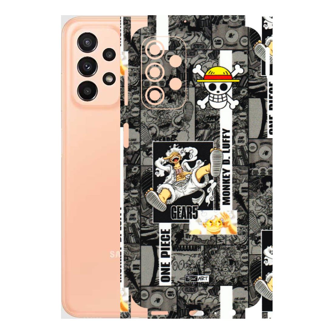 Samsung A/S Series Phone Skins (All Models) - Cuffy Anime MonkeyCamic - 3D Embossed Finish (L-242) Samsung Galaxy A23 (5G)