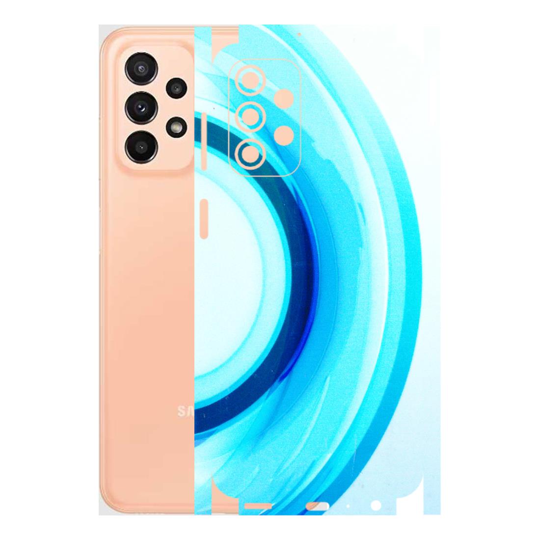 Samsung A/S Series Phone Skins (All Models) - The Blue Curve - 3D Embossed Finish (L-244) Samsung Galaxy A23 (5G)