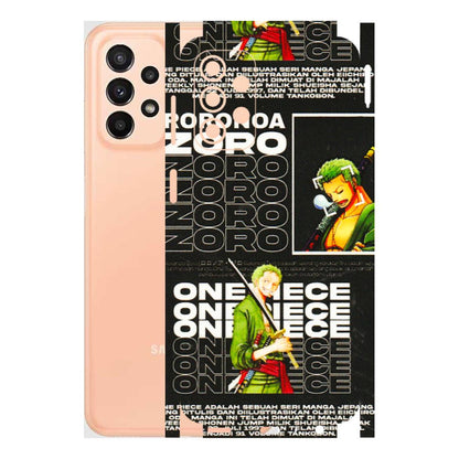 Samsung A/S Series Phone Skins (All Models) - One Piece Zoro - 3D Embossed Finish (L-250) Samsung Galaxy A23 (5G)