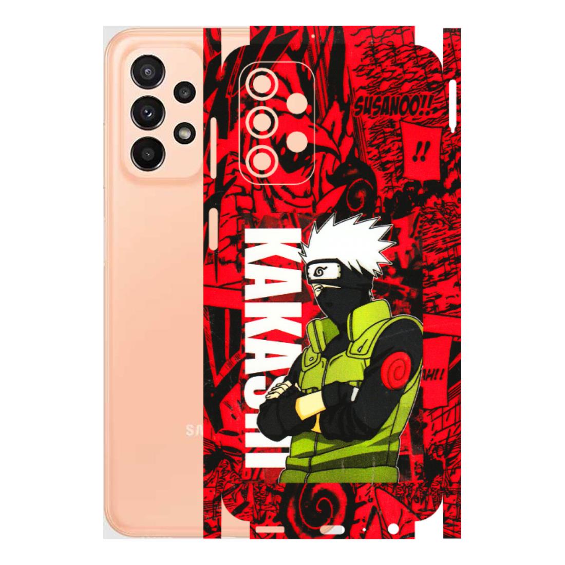 Samsung A/S Series Phone Skins (All Models) - Kakashi Red Anime - 3D Embossed Finish (L-251) Samsung Galaxy A23 (5G)
